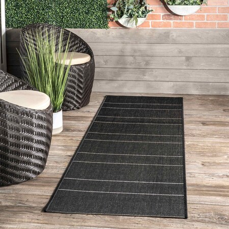 Nuloom Alaina Indoor/Outdoor Striped Area Rug 2ft x 8ft OWDN27B-208